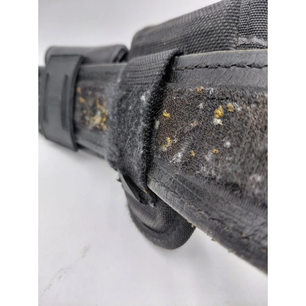 Dutyman 5021 Basketweave Leather Belt Bundle 9 Attachments 4XL 65